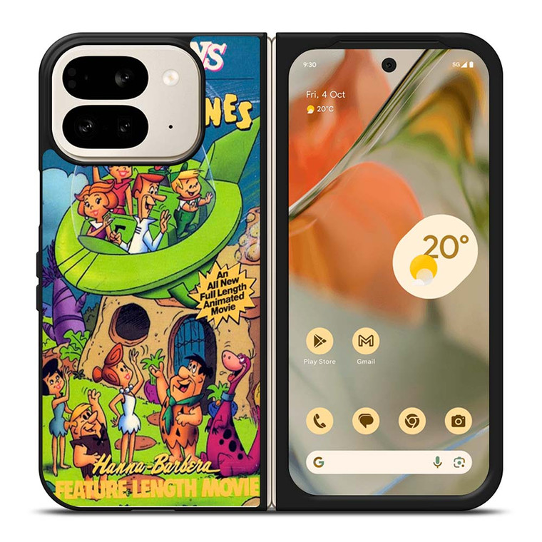 JETSONS MEET FLINTSTONES CARTOON 2 Google Pixel 9 Pro Fold Case Cover