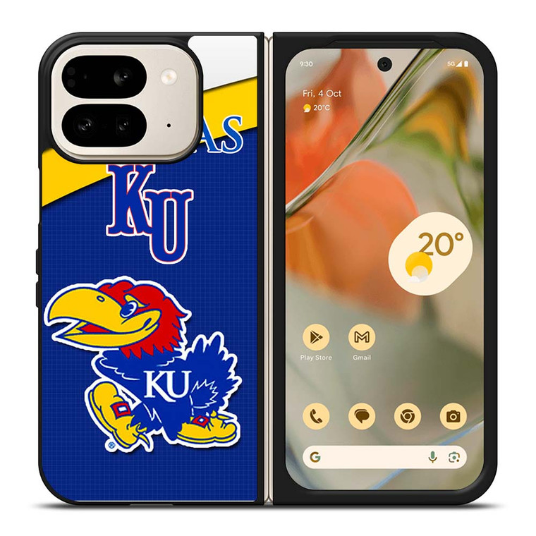 KANSAS JAYHAWKS SYMBOL Google Pixel 9 Pro Fold Case Cover