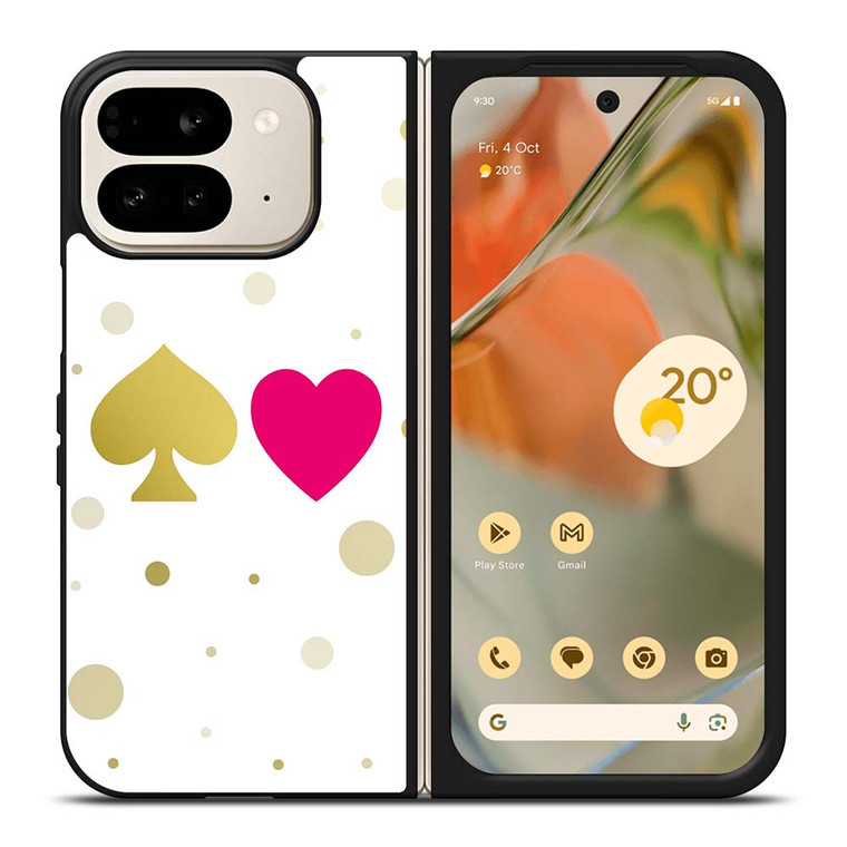 KATE SPADE AND HEART NEW YORK LOGO Google Pixel 9 Pro Fold Case Cover