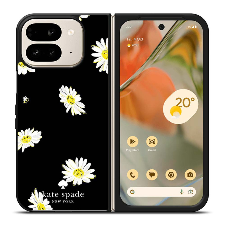 KATE SPADE FLOWER IN BLACK Google Pixel 9 Pro Fold Case Cover