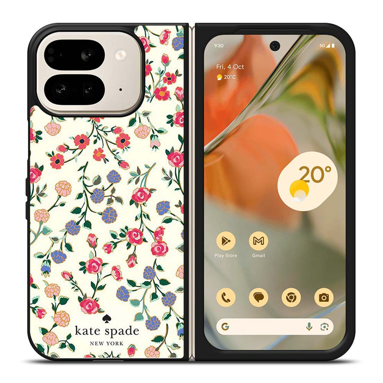 KATE SPADE FLOWER PATTERN Google Pixel 9 Pro Fold Case Cover