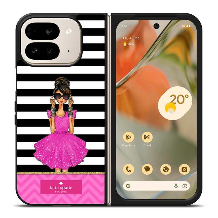 KATE SPADE PINK GIRLS Google Pixel 9 Pro Fold Case Cover