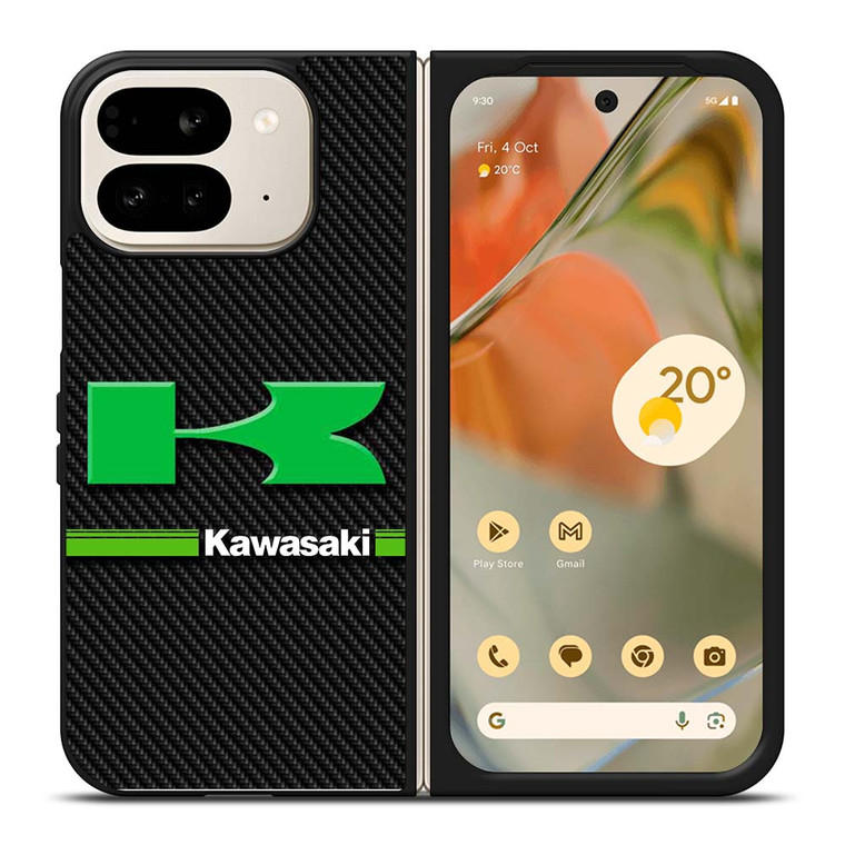 KAWASAKI LOGO CARBOON Google Pixel 9 Pro Fold Case Cover