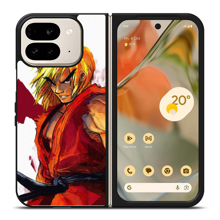 KEN MASTERS STREET FIGHTER GAMES Google Pixel 9 Pro Fold Case Cover