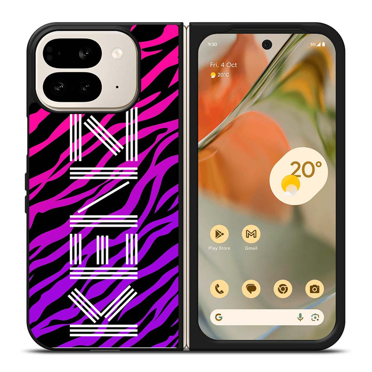 KENZO PARIS TIGER PURPLE Google Pixel 9 Pro Fold Case Cover