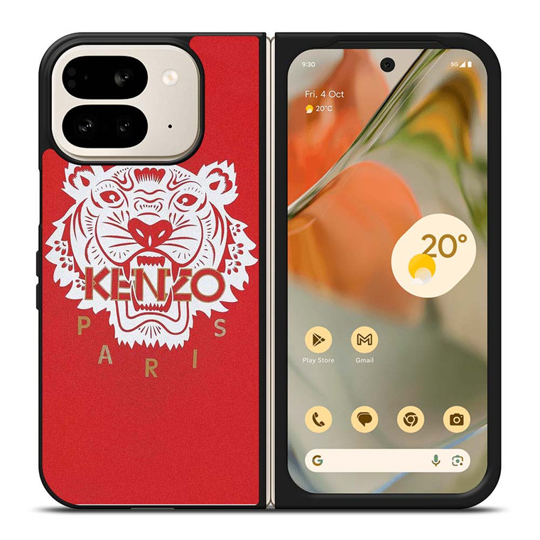 KENZO PARIS TIGER RED Google Pixel 9 Pro Fold Case Cover