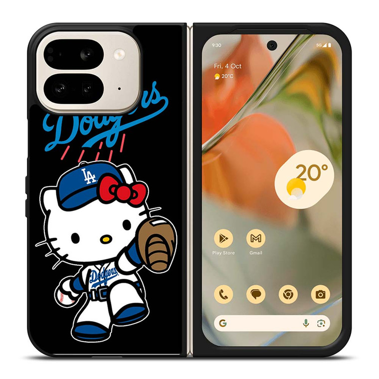 LA DODGERS HELLO KITTY BASEBALL Google Pixel 9 Pro Fold Case Cover