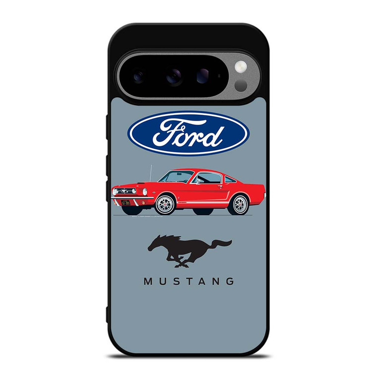 1965 FORD MUSTANG ILLUSTRATION Google Pixel 9 Pro XL Case Cover