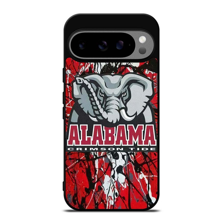 ALABAMA CRIMSON TIDE SPLASHED LOGO Google Pixel 9 Pro XL Case Cover