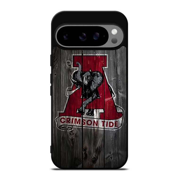 ALABAMA CRIMSON TIDE WOODEN ICON Google Pixel 9 Pro XL Case Cover