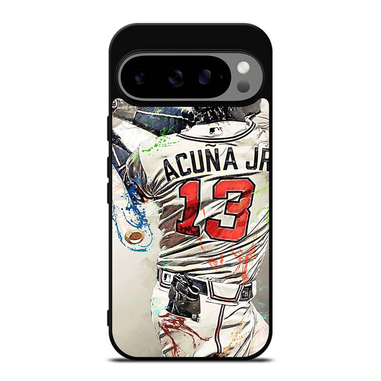 ATLANTA BRAVES ACUNA JR 13 BASEBALL Google Pixel 9 Pro XL Case Cover