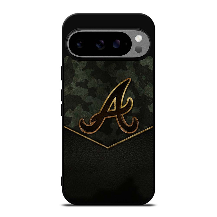 ATLANTA BRAVES EMBLEM Google Pixel 9 Pro XL Case Cover ATLANTA BRAVES EMBLEM Google Pixel 9 Pro XL Case Cover