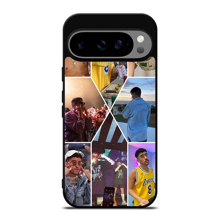 BAD BUNNY COLLAGE Google Pixel 9 Pro XL Case Cover BAD BUNNY COLLAGE Google Pixel 9 Pro XL Case Cover