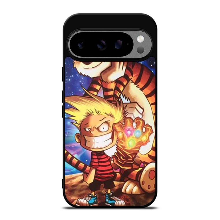 CALVIN AND HOBBES INFINITY GAUNTLET Google Pixel 9 Pro XL Case Cover
