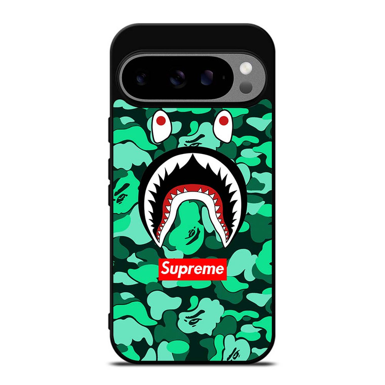 CAMO BATHING APE SUPREME GREEN Google Pixel 9 Pro XL Case Cover