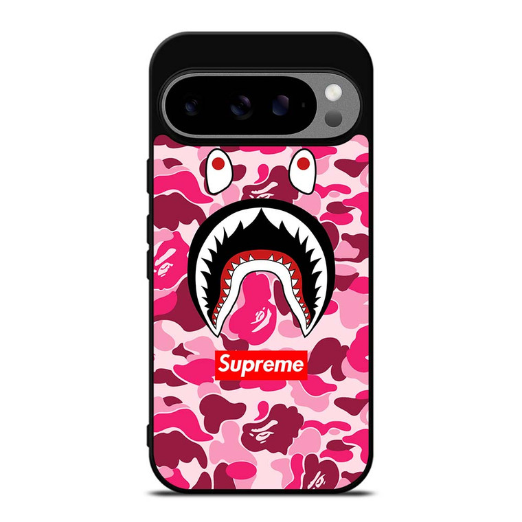 CAMO BATHING APE SUPREME PINK Google Pixel 9 Pro XL Case Cover CAMO BATHING APE SUPREME PINK Google Pixel 9 Pro XL Case Cover
