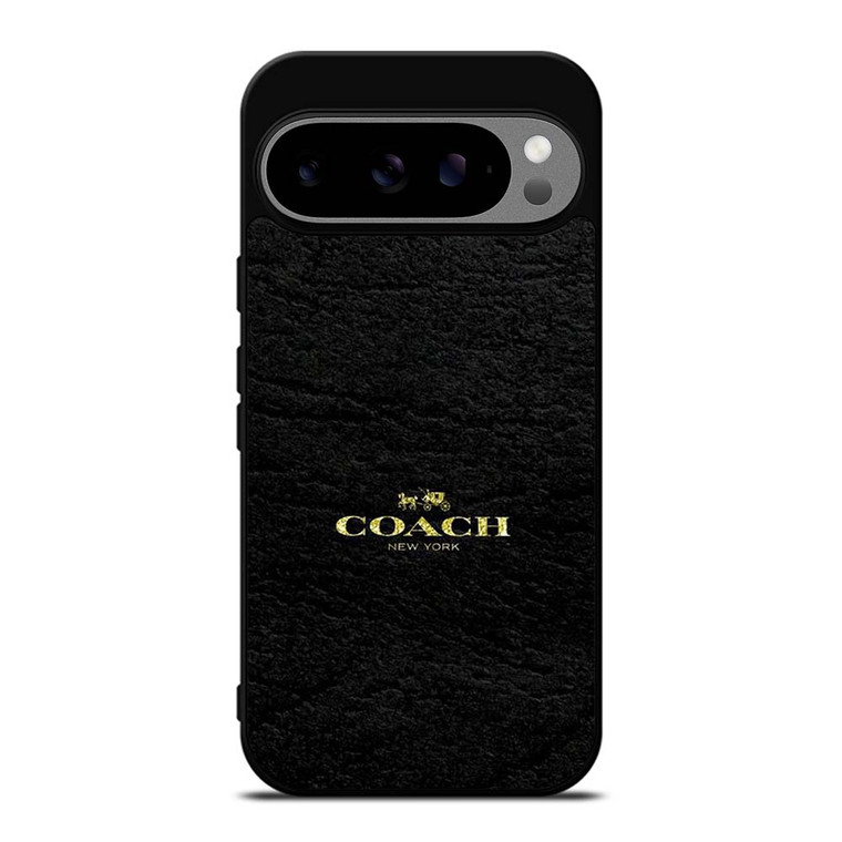 COACH LOGO TEXTURE BLACK Google Pixel 9 Pro XL Case Cover