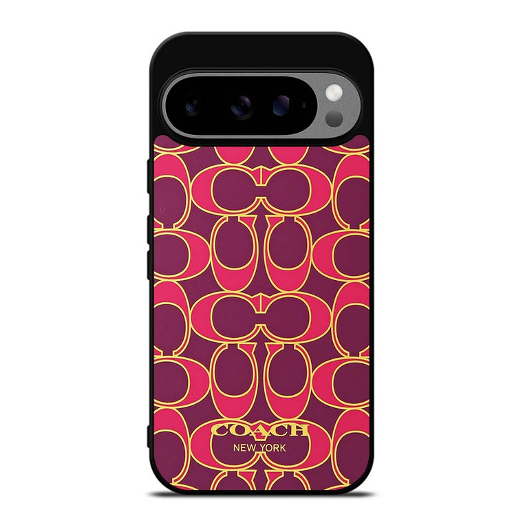 COACH NEW YORK PINK GOLD Google Pixel 9 Pro XL Case Cover
