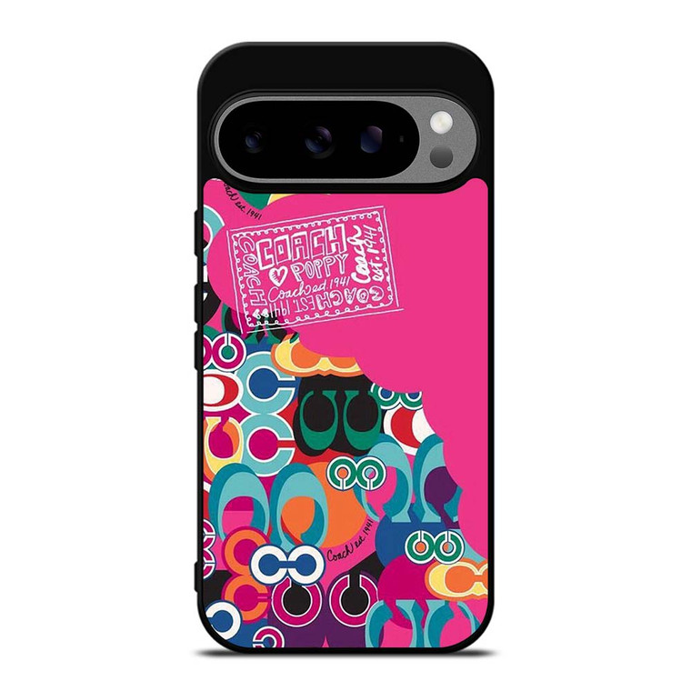 COACH NEW YORK POPPY COLOR FULL Google Pixel 9 Pro XL Case Cover
