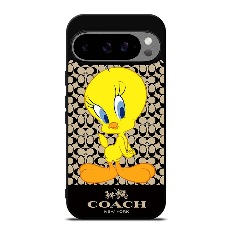 COACH NEW YORK TWEETY BIRD Google Pixel 9 Pro XL Case Cover COACH NEW YORK TWEETY BIRD Google Pixel 9 Pro XL Case Cover