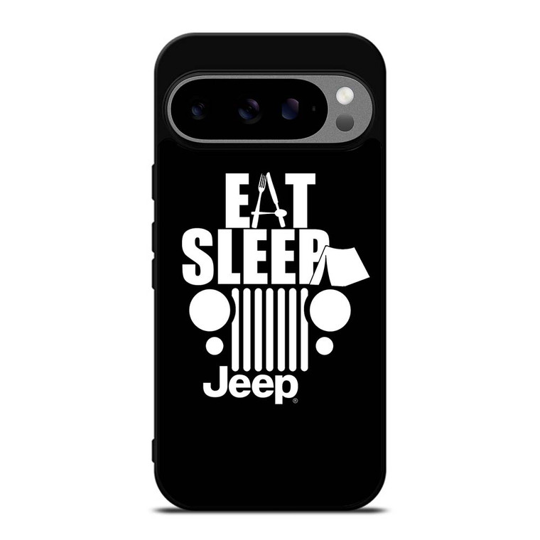 EAT SLEEP JEEP ART Google Pixel 9 Pro XL Case Cover