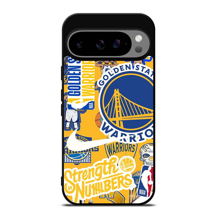 GOLDEN STATE WARRIORS NBA STICKER BOMB Google Pixel 9 Pro XL Case Cover