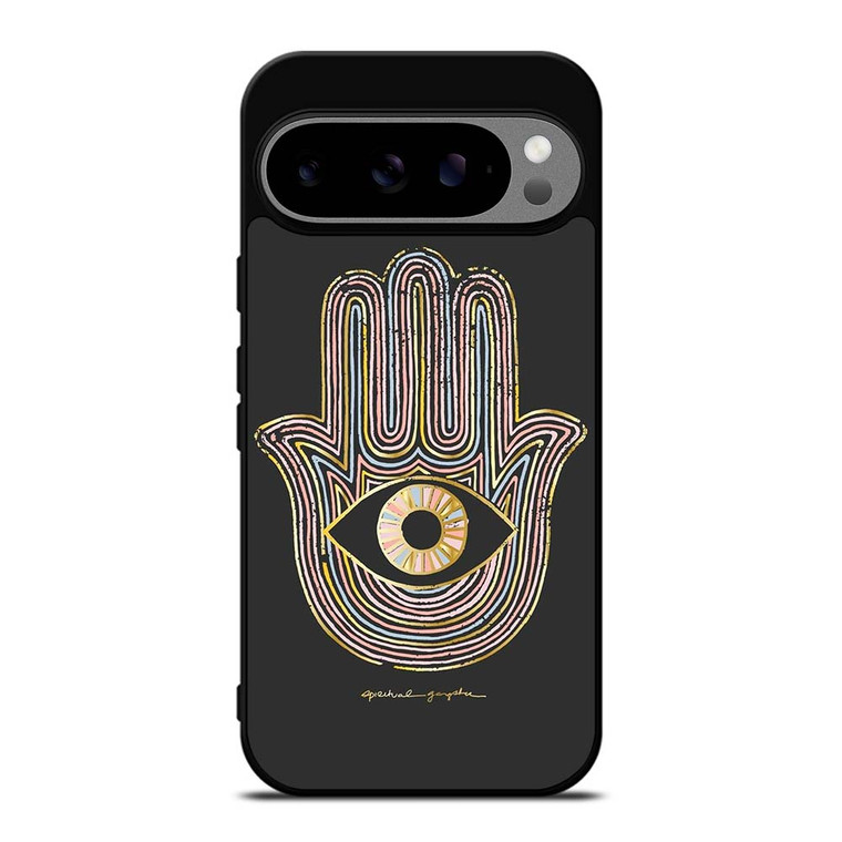HAMSA EVIL EYE HAND OF FATIMA LOGO Google Pixel 9 Pro XL Case Cover