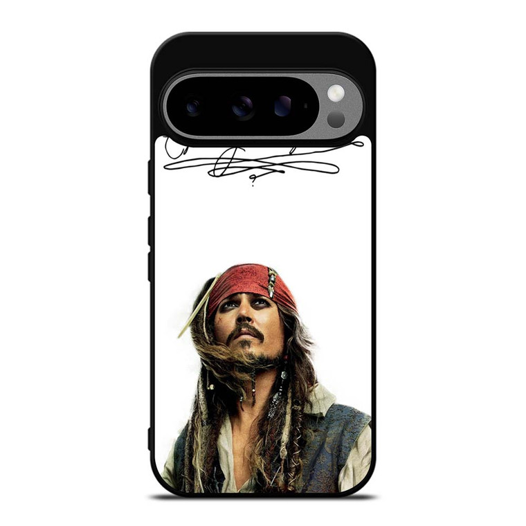 JACK SPARROW SIGNATURE PIRATES OF THE CARIBBEAN  Google Pixel 9 Pro XL Case Cover