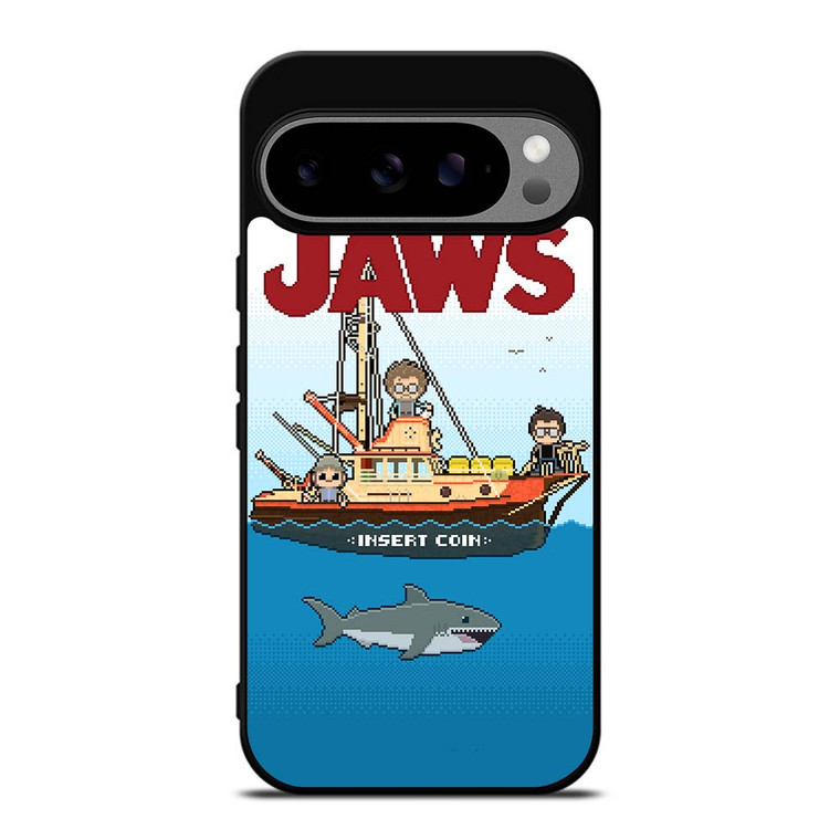 JAWS LOGO 8 BIT Google Pixel 9 Pro XL Case Cover