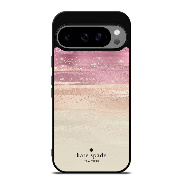KATE SPADE NEW YORK ROSE GOLD GLITTER Google Pixel 9 Pro XL Case Cover