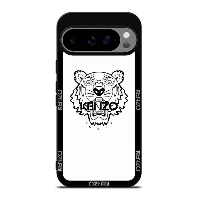 KENZO PARIS BORDERED LOGO WHITE Google Pixel 9 Pro XL Case Cover