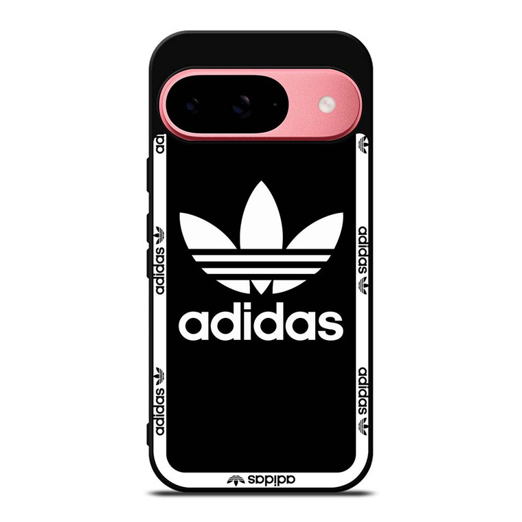ADIDAS TREFOIL ROUND BLACK Google Pixel 9 Case Cover