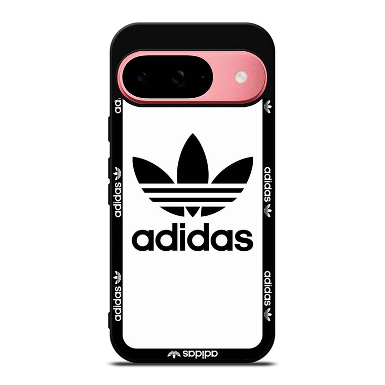 ADIDAS TREFOIL ROUND WHITE Google Pixel 9 Case Cover