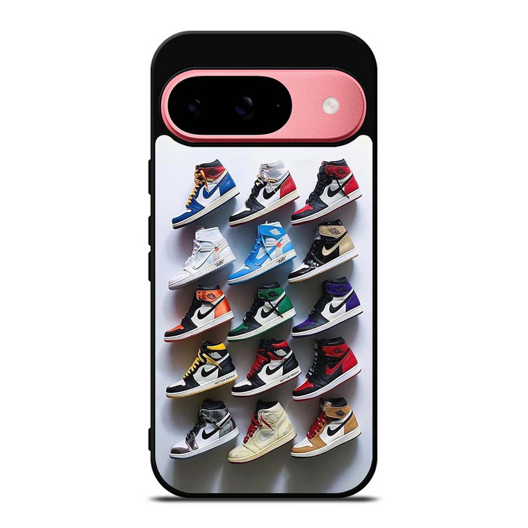 AIR JORDAN NIKE COLLAGE Google Pixel 9 Case Cover AIR JORDAN NIKE COLLAGE Google Pixel 9 Case Cover
