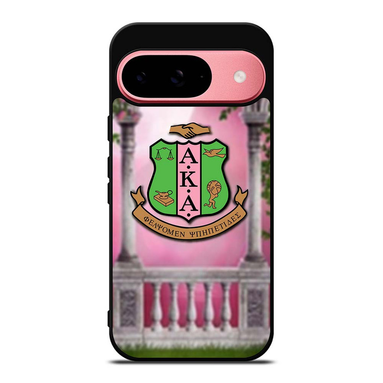 AKA PINK AND GREEN LOGO Google Pixel 9 Case Cover AKA PINK AND GREEN LOGO Google Pixel 9 Case Cover