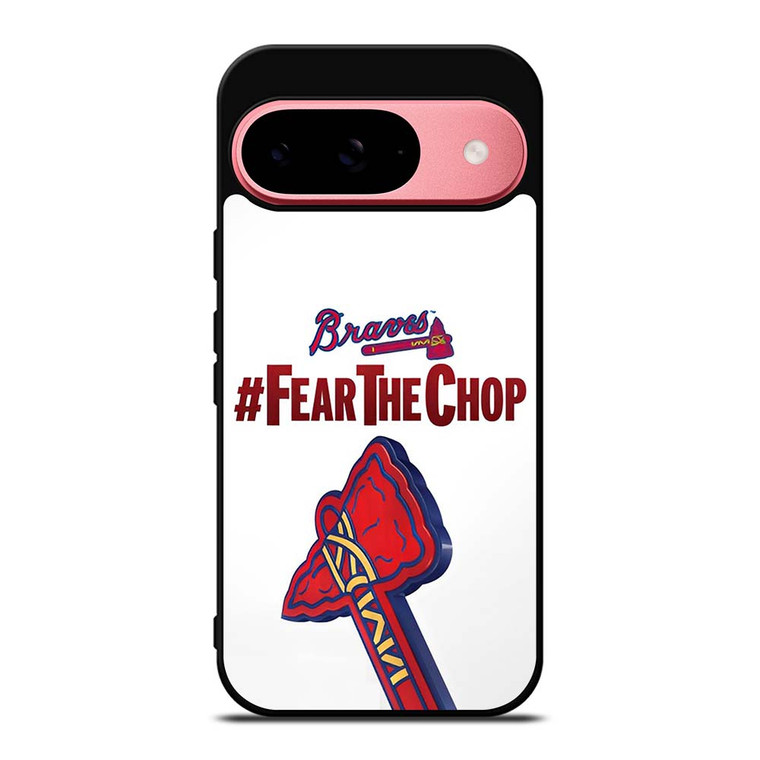 ATLANTA BRAVES FEAR CHOP SLOGAN Google Pixel 9 Case Cover ATLANTA BRAVES FEAR CHOP SLOGAN Google Pixel 9 Case Cover
