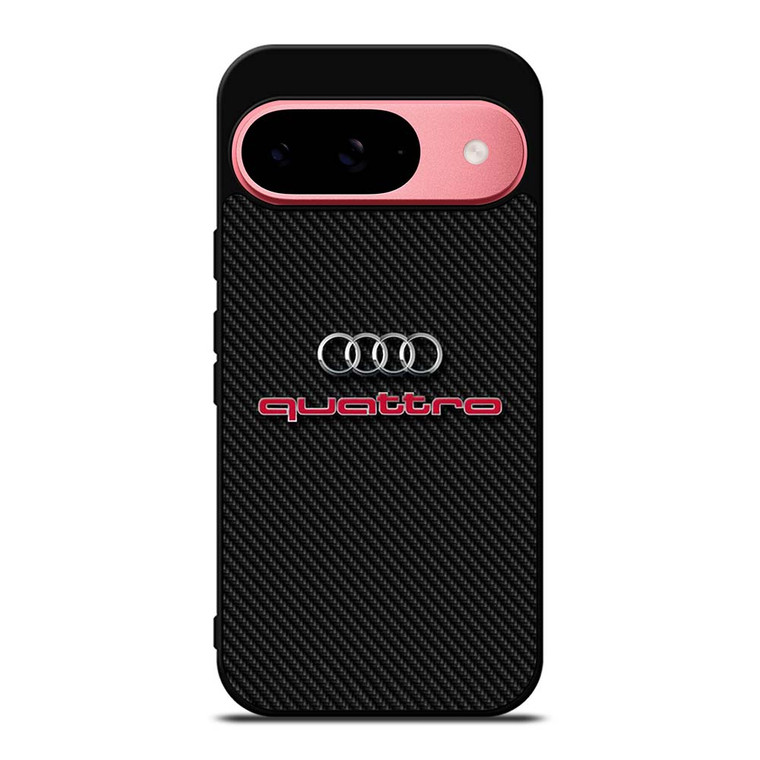 AUDI QUATTRO CARBON LOGO Google Pixel 9 Case Cover AUDI QUATTRO CARBON LOGO Google Pixel 9 Case Cover
