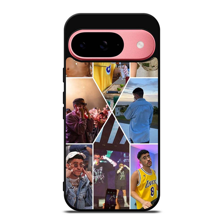 BAD BUNNY COLLAGE Google Pixel 9 Case Cover BAD BUNNY COLLAGE Google Pixel 9 Case Cover