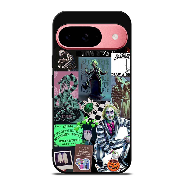 BEETLEJUICE TIM BURTON COLLAGE Google Pixel 9 Case Cover