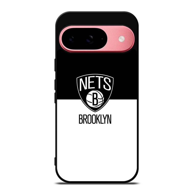 BROOKLYN NETS NBA BLACK WHITE Google Pixel 9 Case Cover