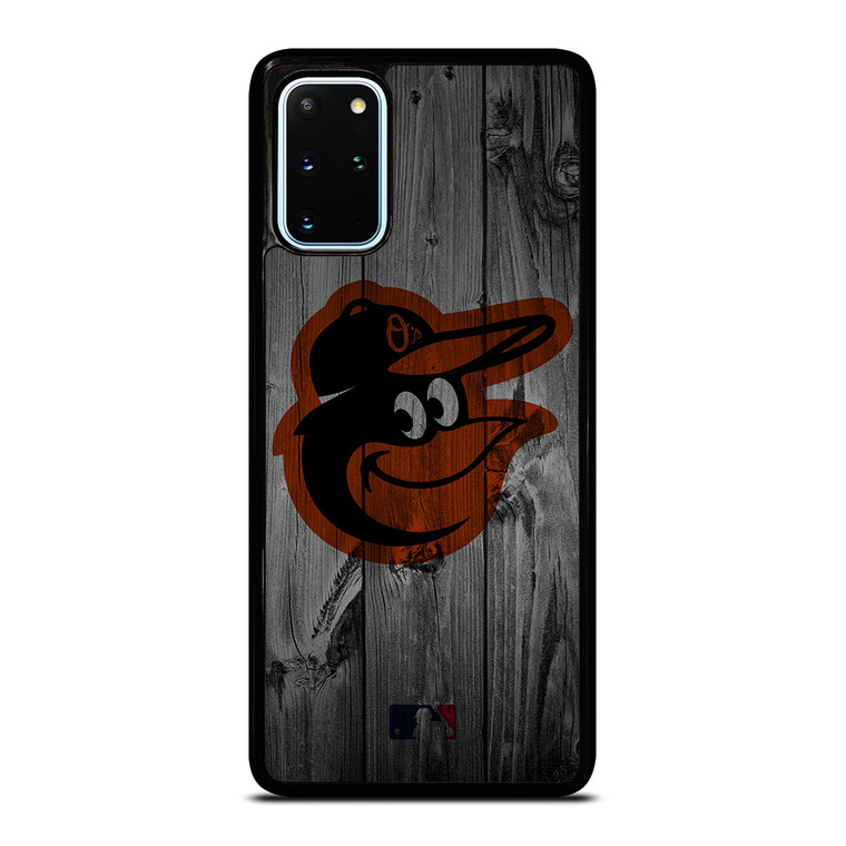 BALTIMORE ORIOLES BASEBALL MLB WOOD LOGO Samsung Galaxy S20 Plus Case Cover