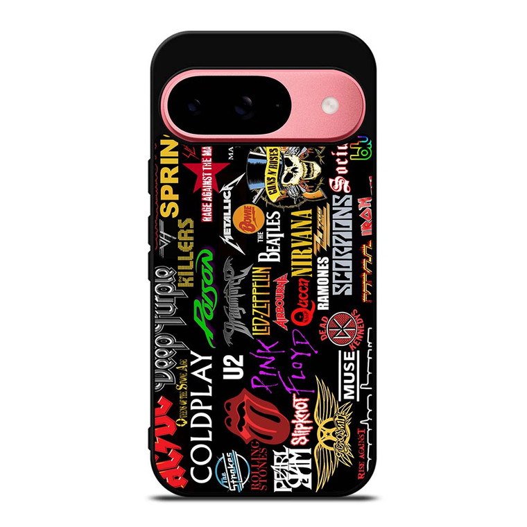 CLASSIC ROCK BAND COLLAGE Google Pixel 9 Case Cover