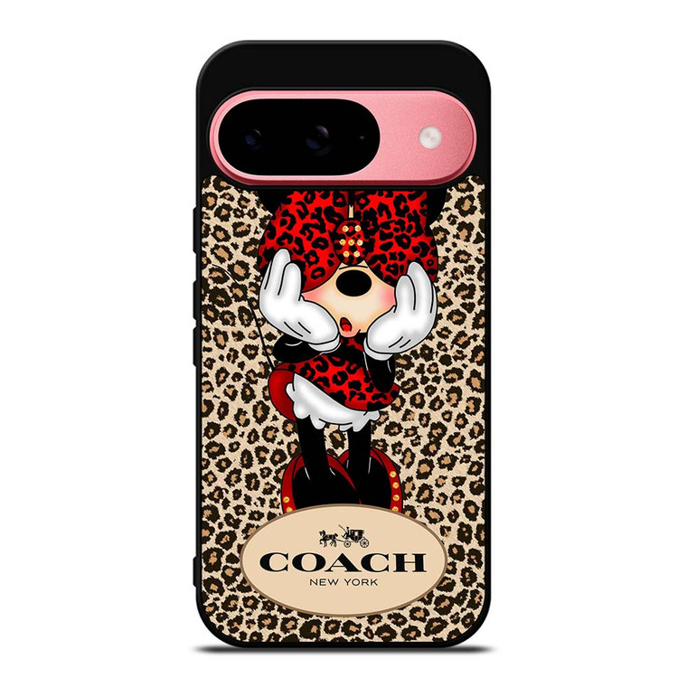 COACH MINNIE MOUSE LEOPARD Google Pixel 9 Case Cover
