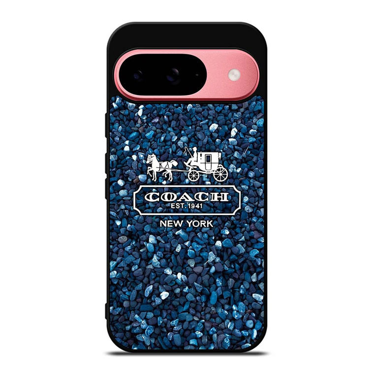 COACH NEW YORK BLUE STONE Google Pixel 9 Case Cover