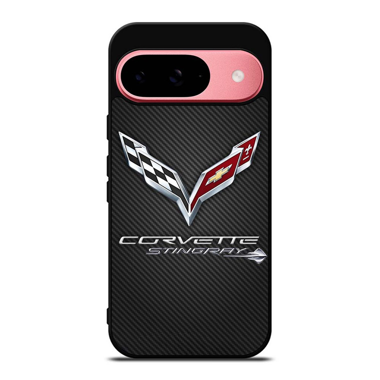 CORVETTE STINGRAY C7 CARBON LOGO Google Pixel 9 Case Cover