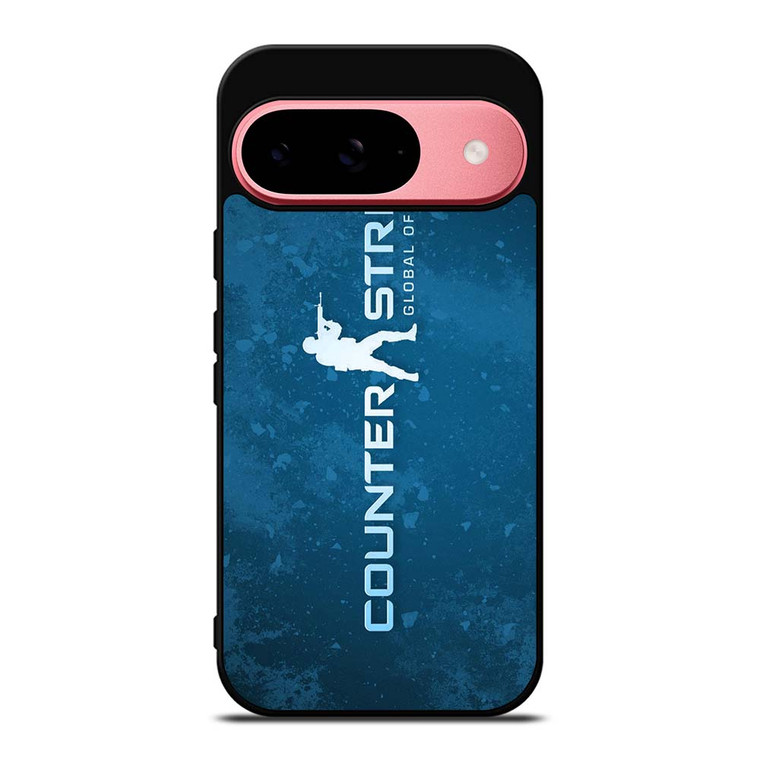 COUNTER STRIKE CSGO LOGO BLUE Google Pixel 9 Case Cover COUNTER STRIKE CSGO LOGO BLUE Google Pixel 9 Case Cover