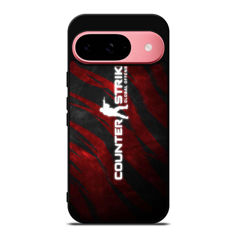 COUNTER STRIKE CSGO LOGO RED Google Pixel 9 Case Cover COUNTER STRIKE CSGO LOGO RED Google Pixel 9 Case Cover