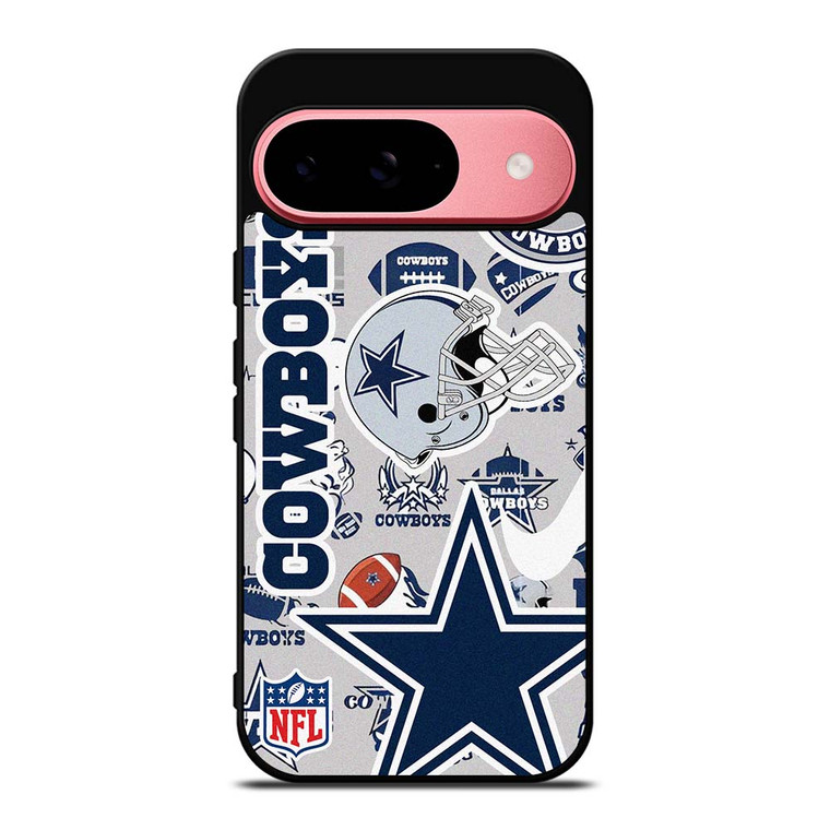 DALLAS COWBOYS NFL STICKER BOMB Google Pixel 9 Case Cover