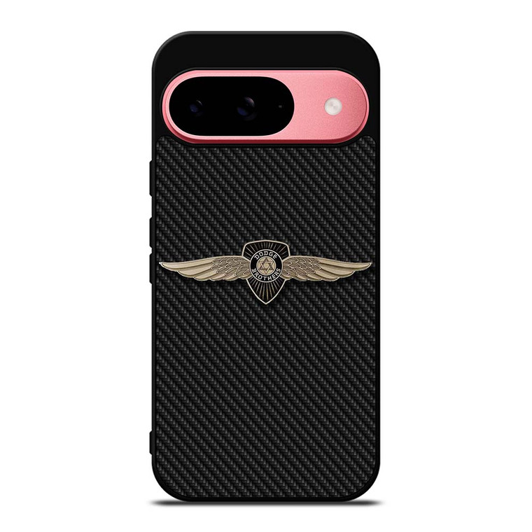 DODGE CAR BROTHERS BAGDE CARBON Google Pixel 9 Case Cover