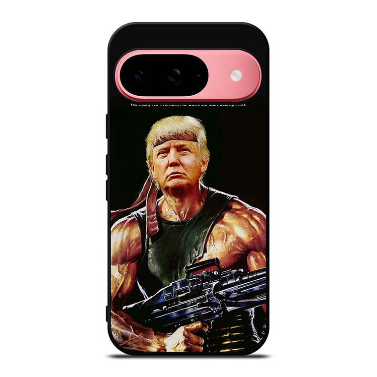 DONALD TRUMP RAMBO Google Pixel 9 Case Cover